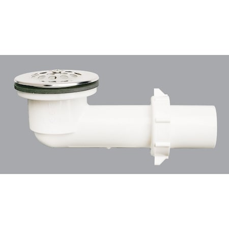 All-Source 1-1/2 In. PVC Overflow and Waste Shoe 404235